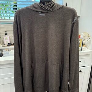 Reebok Charcoal Athletic Hoodie